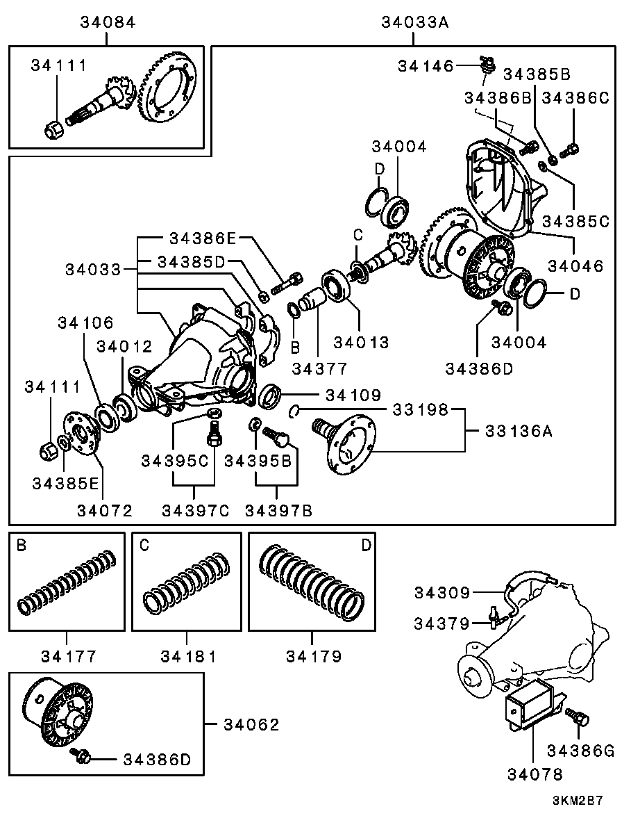 Rear Axle Differential