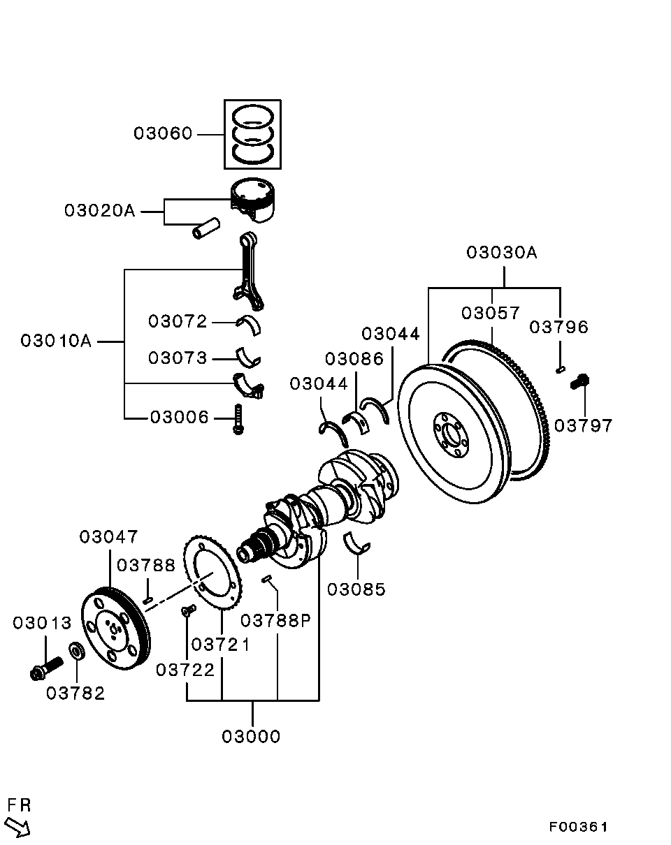 Piston Crankshaft