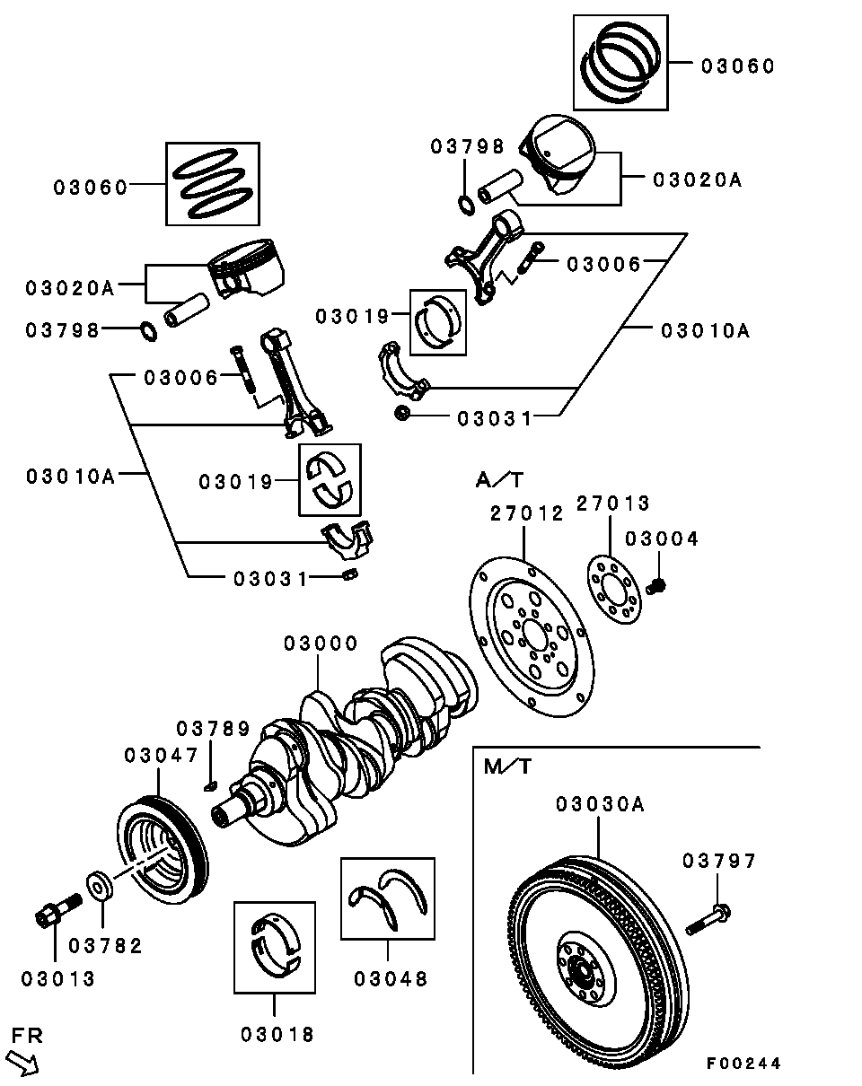 Piston Crankshaft