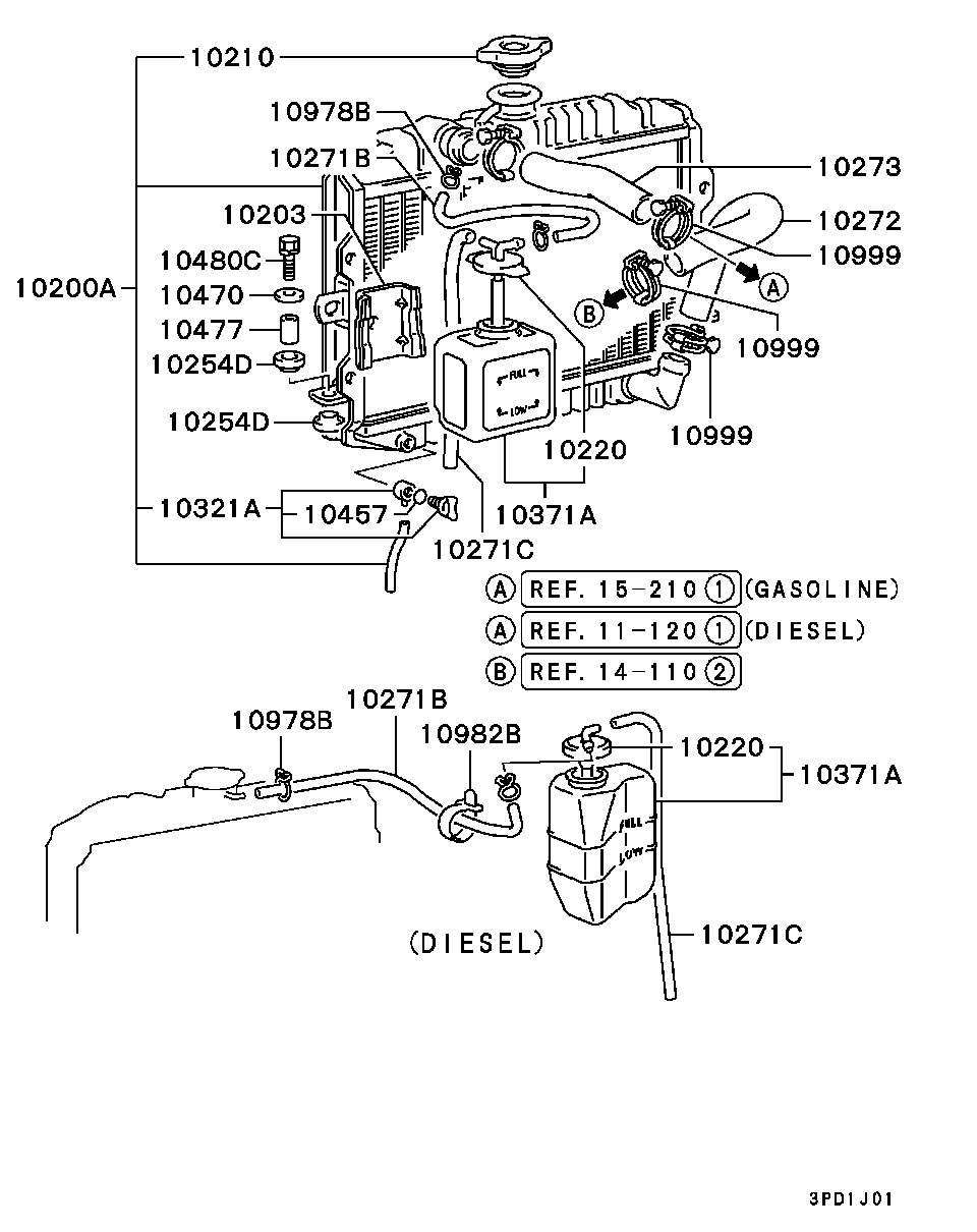 Radiator Hose Condenser Tank