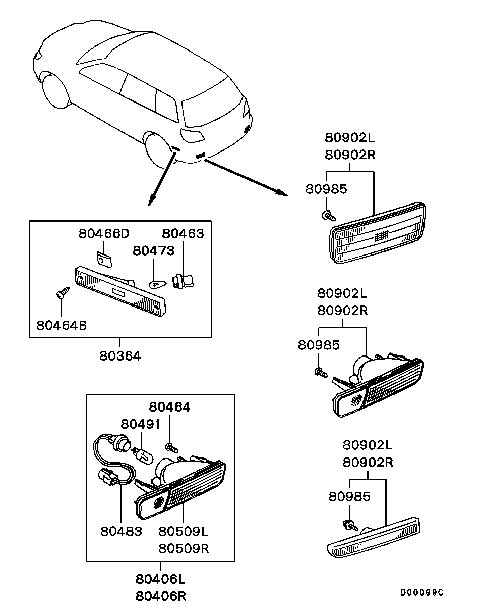 Rear Exterior Lamp
