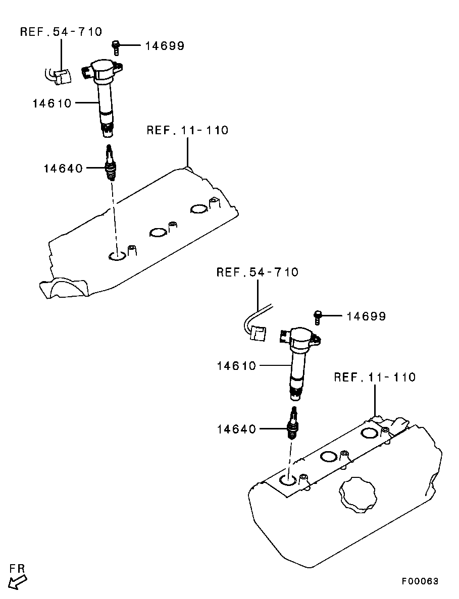 Spark Plug, Cable & Coil