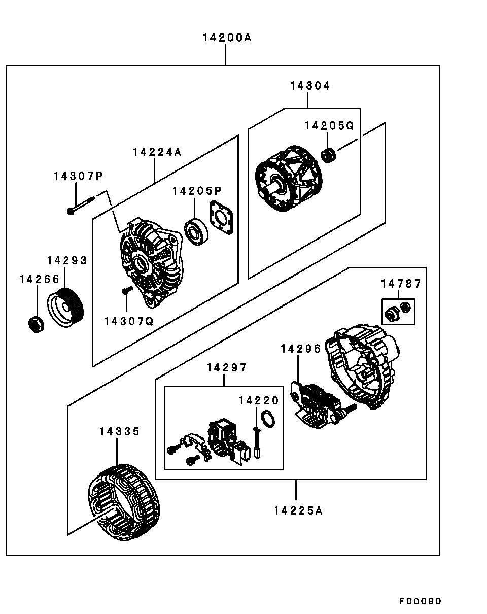 Alternator & Vacuum Pump