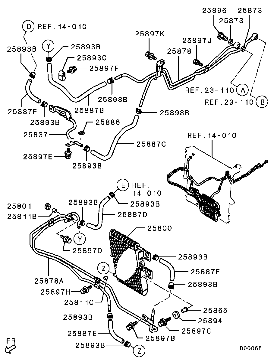 Transmission Oil Cooler & Tube