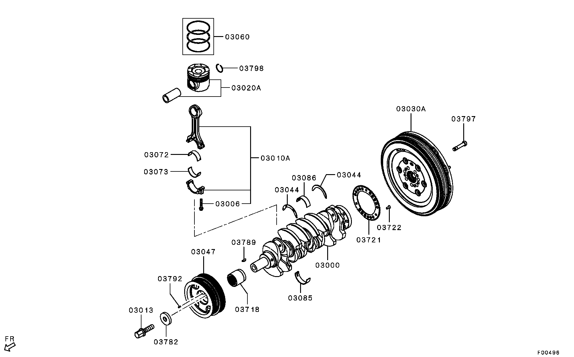 Cigüeñal de pistón