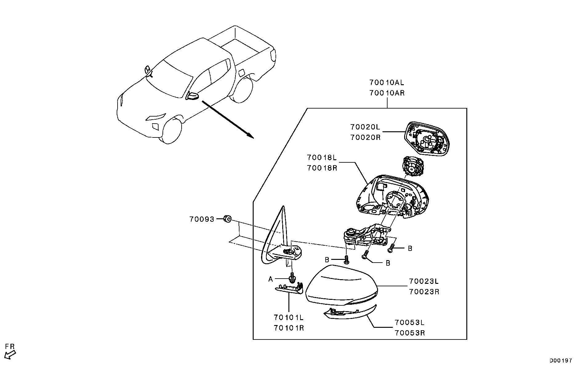 Espejo retrovisor exterior