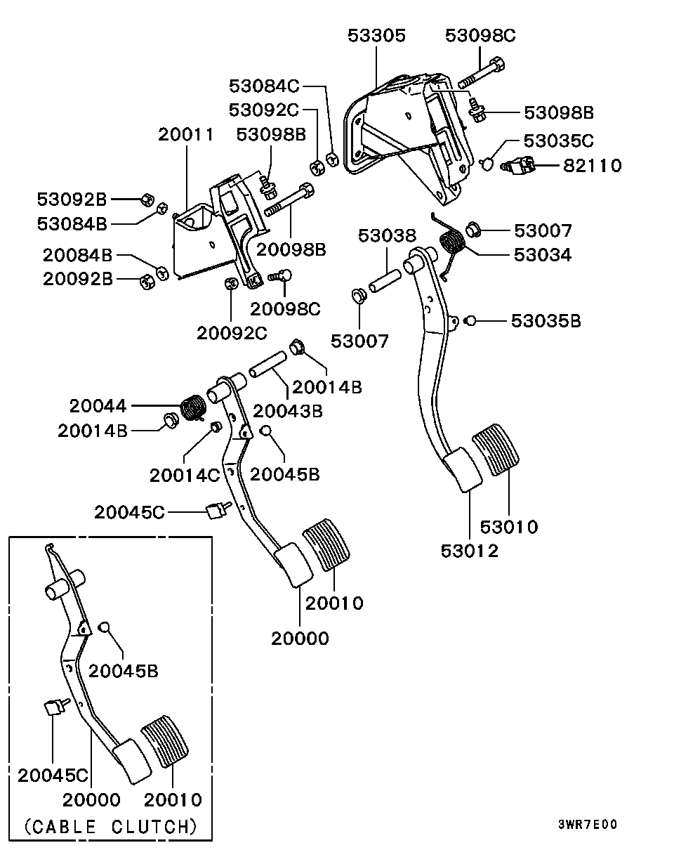 Brake & Clutch Pedal