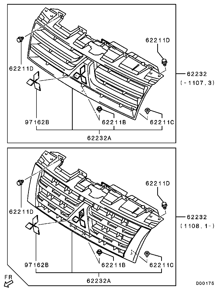 Radiator Grille Headlamp Bezel