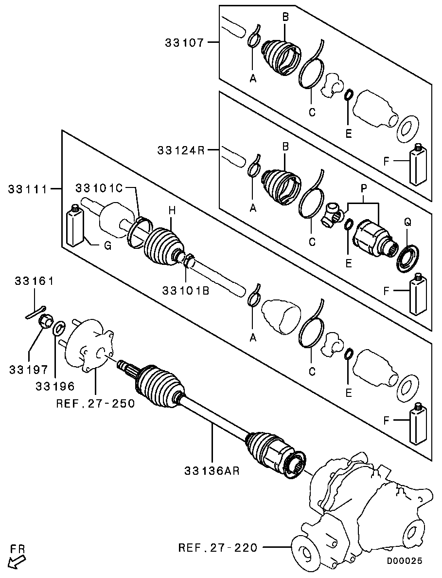 Rear Axle Drive Shaft