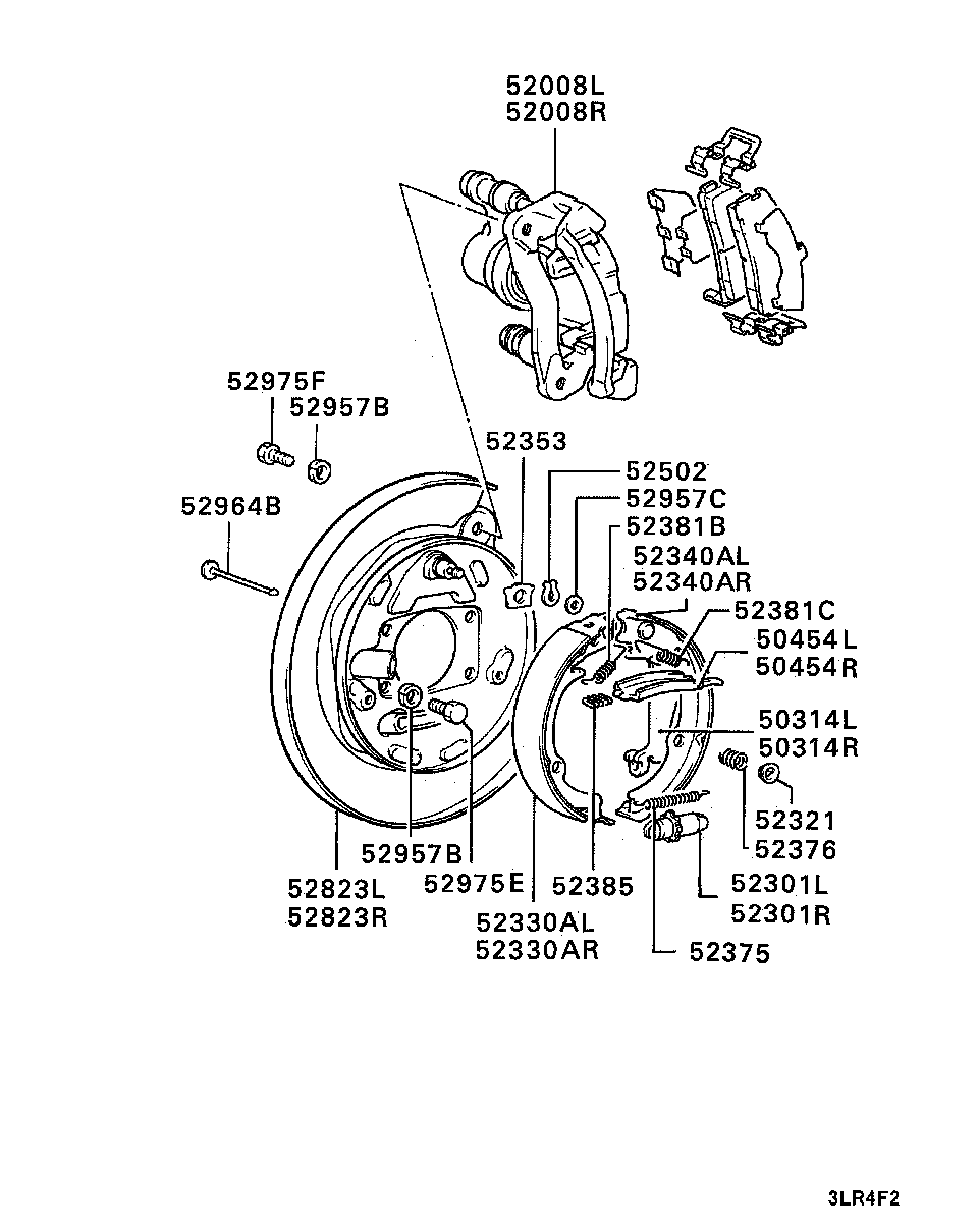 Freno de rueda trasera