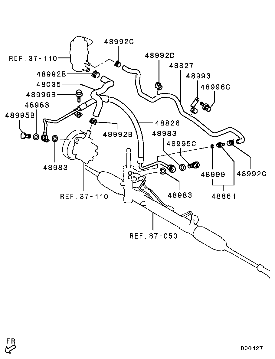Power Steering Oil Line