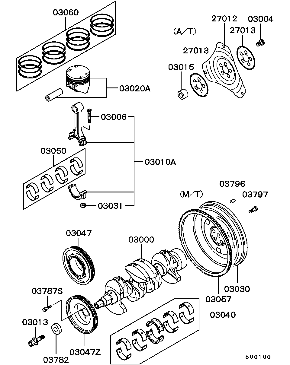 Piston Crankshaft