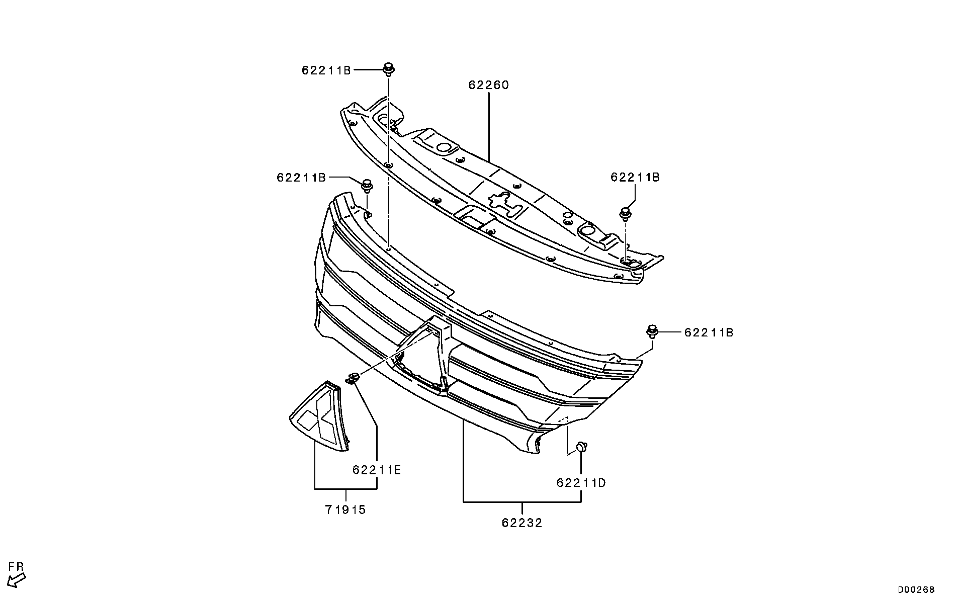 Radiator Grille Headlamp Bezel