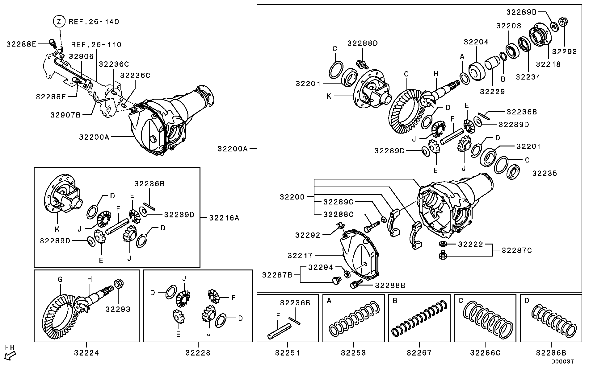 Front Axle Differential