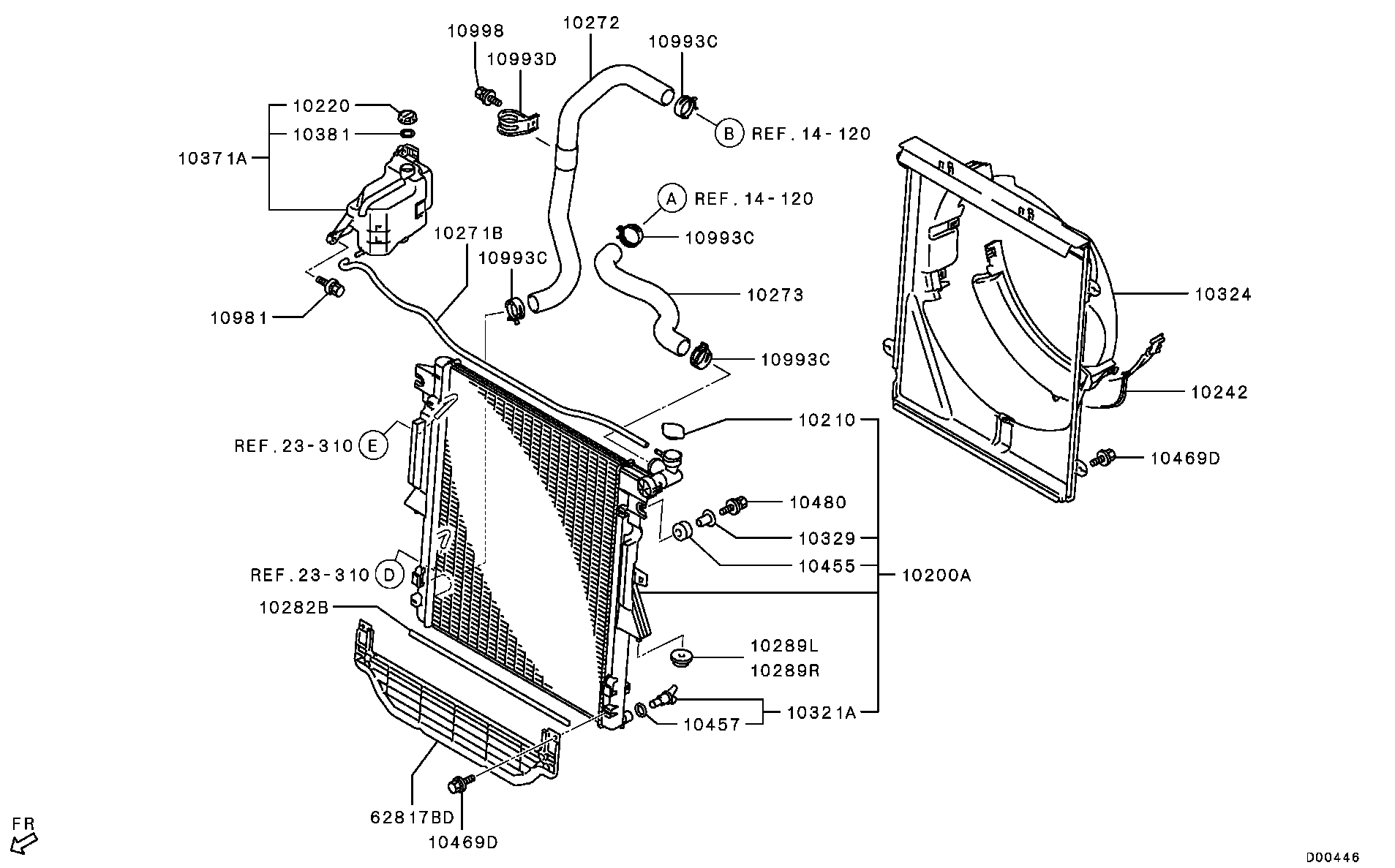 Radiator Hose Condenser Tank
