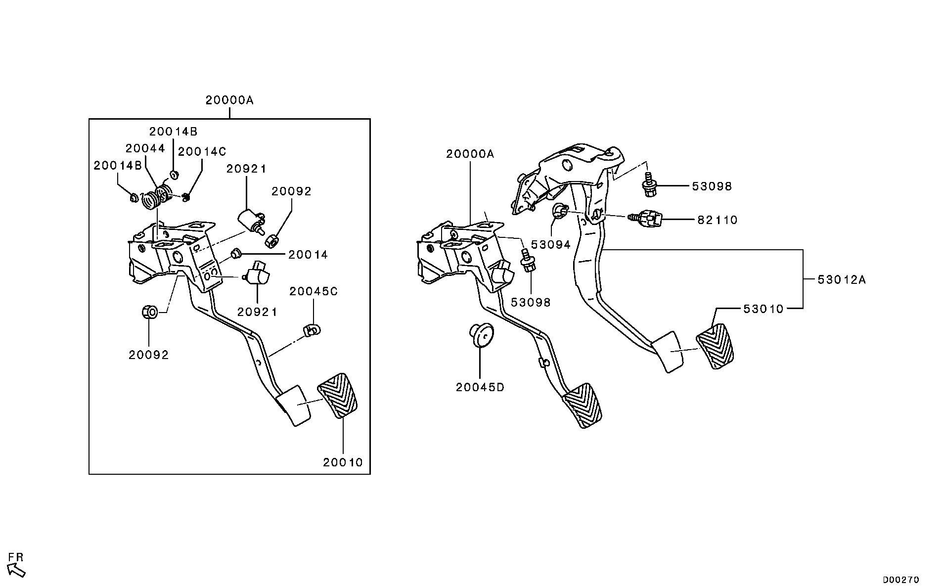 Brake & Clutch Pedal