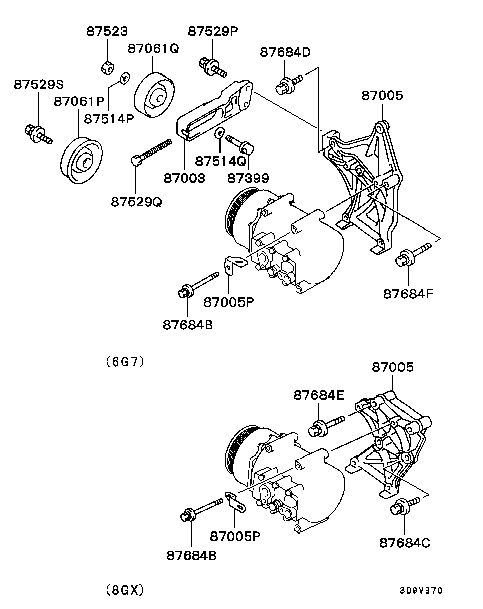 A/C Condenser, Piping