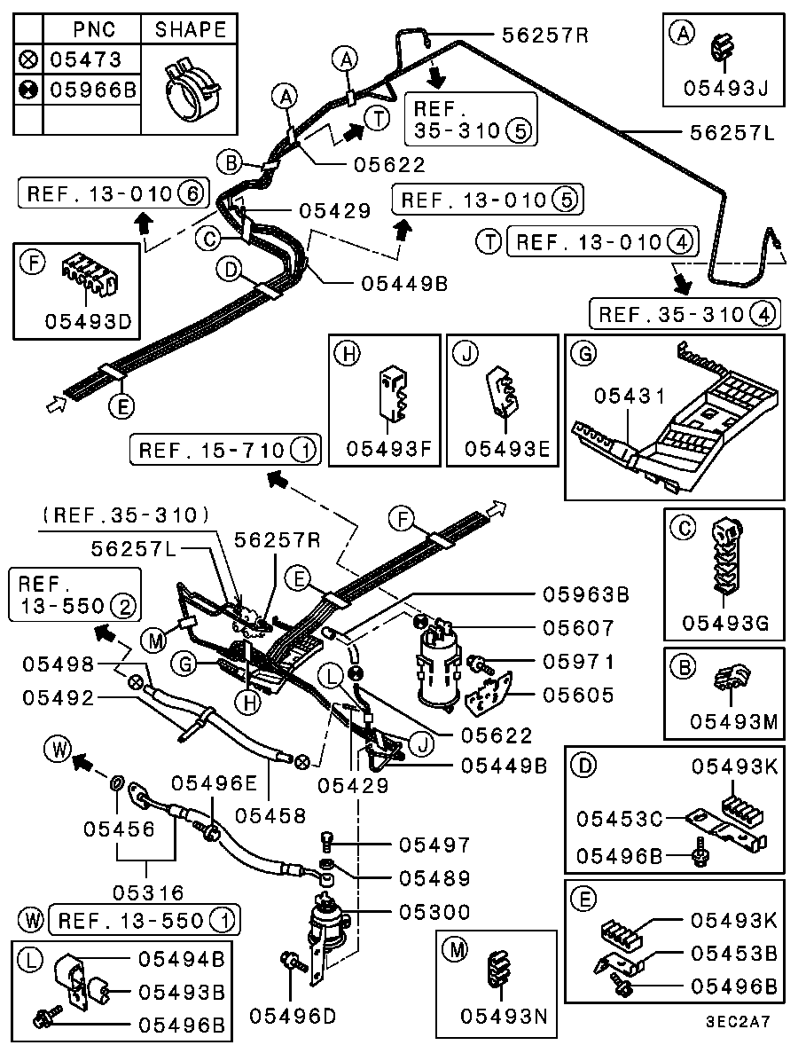 Control de gas de vapor de la línea de combustible