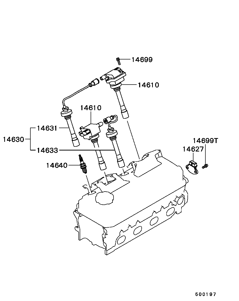 Spark Plug, Cable & Coil
