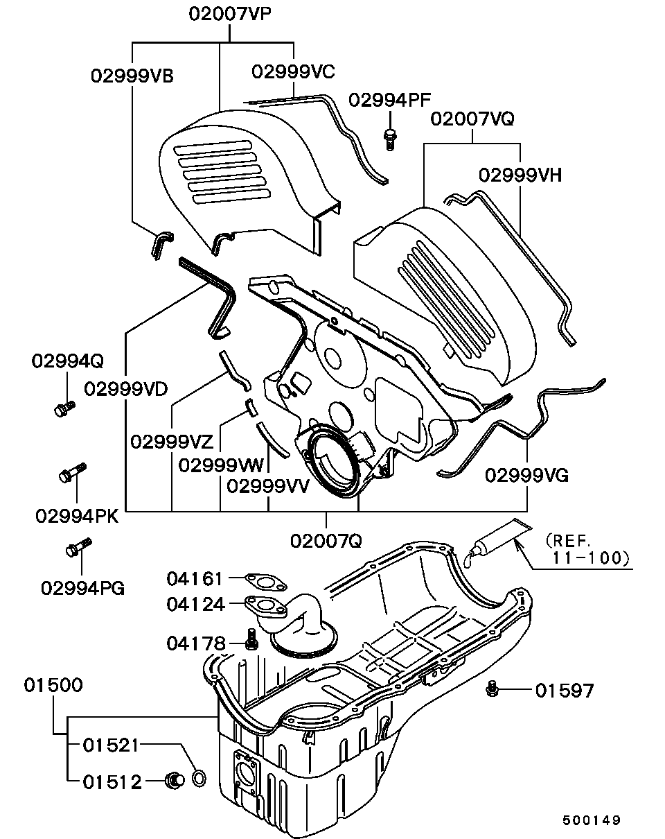 Cover, Rear Plate & Oil Pan