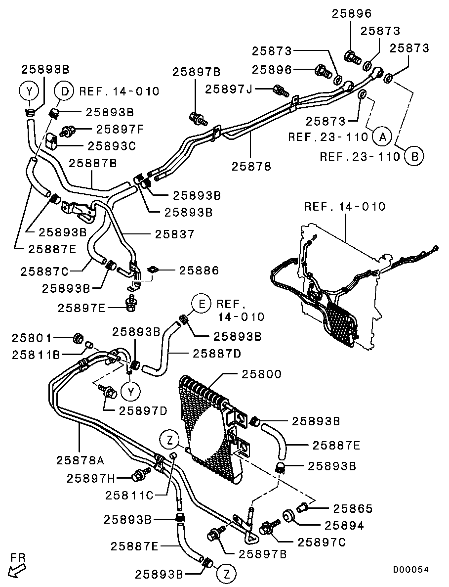 Transmission Oil Cooler & Tube