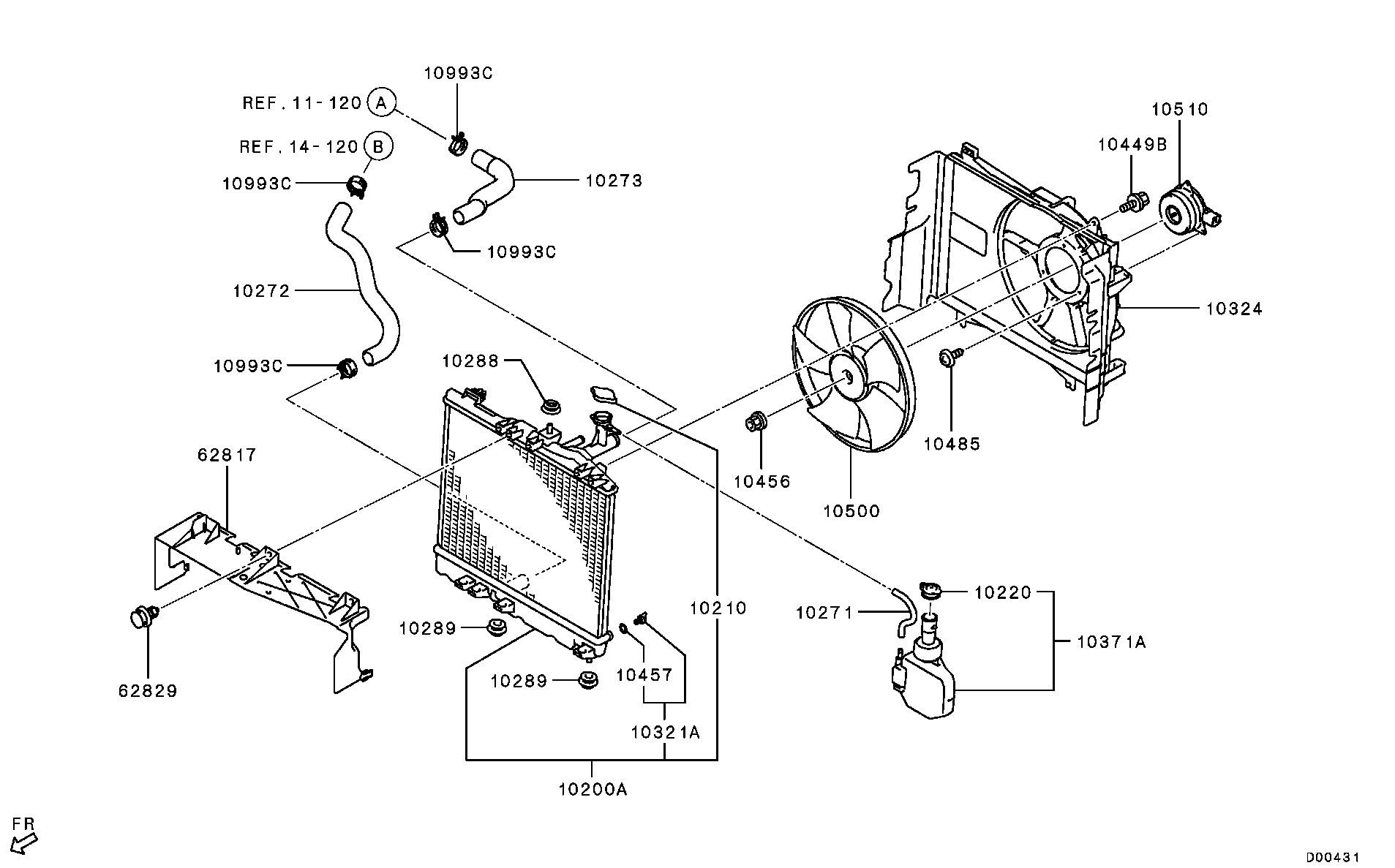 Radiator Hose Condenser Tank