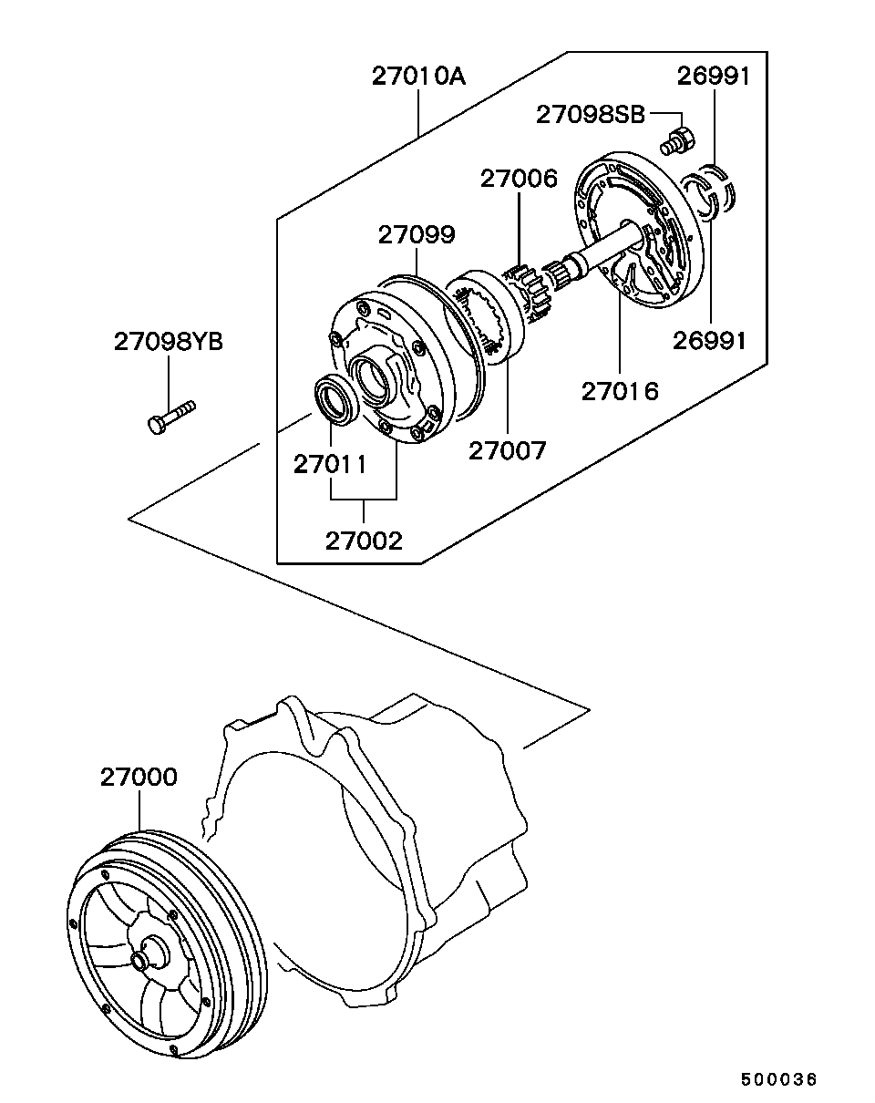 Transmission Torque Converter & Oil Pump
