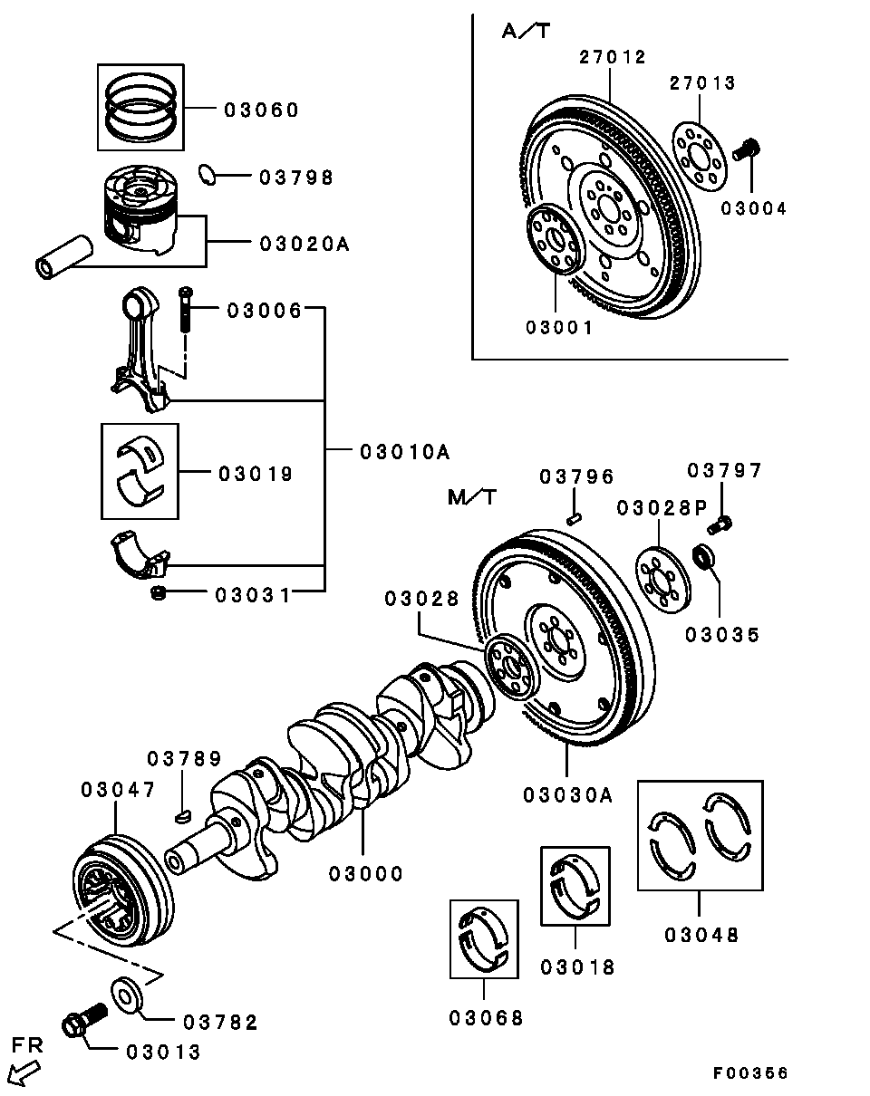 Piston Crankshaft