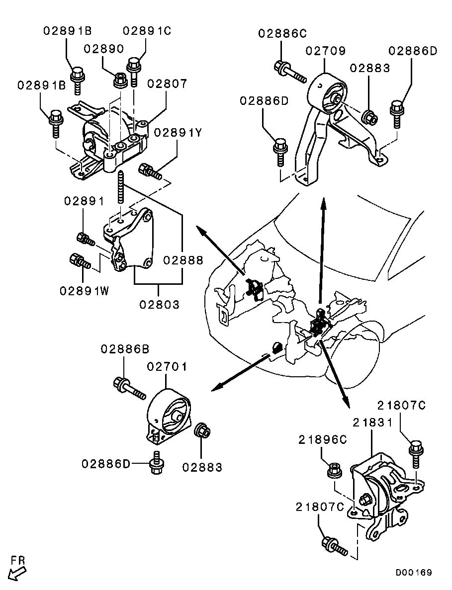 Engine Mounting, Support