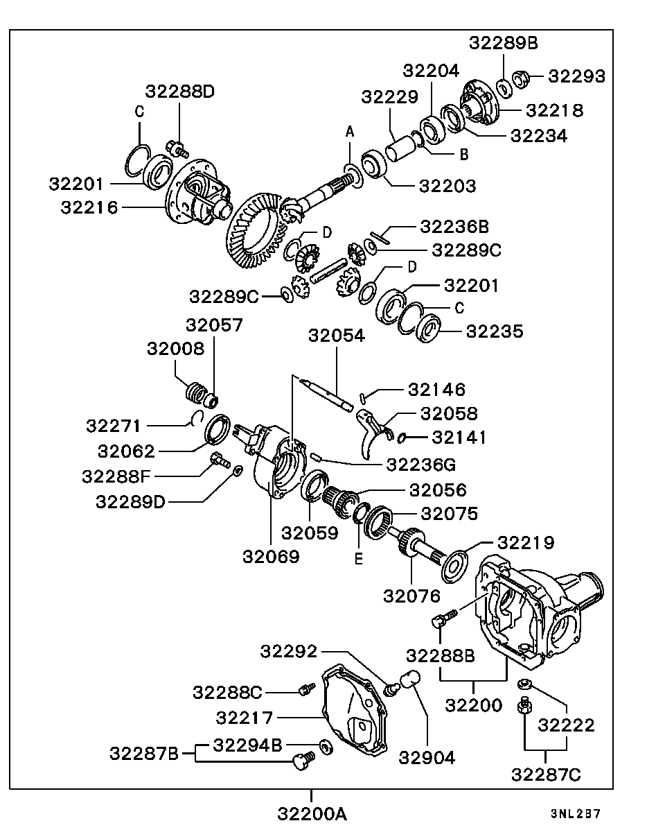 Front Axle Differential