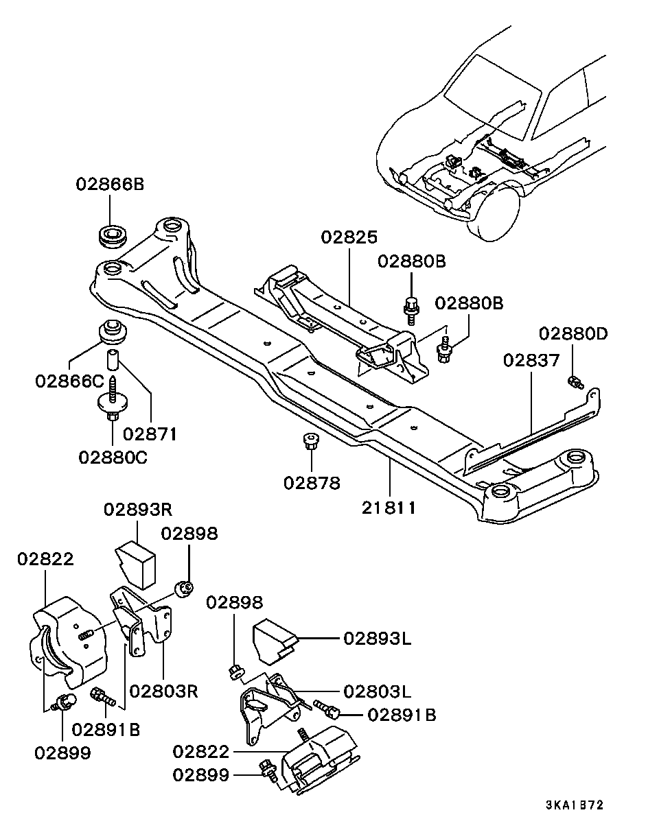 Engine Mounting, Support