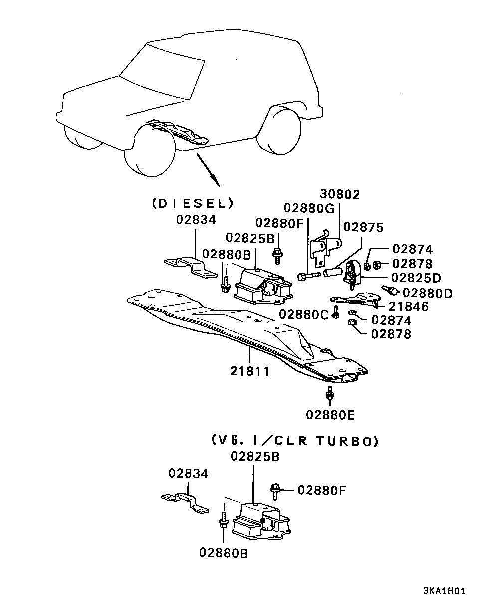 Engine Mounting, Support