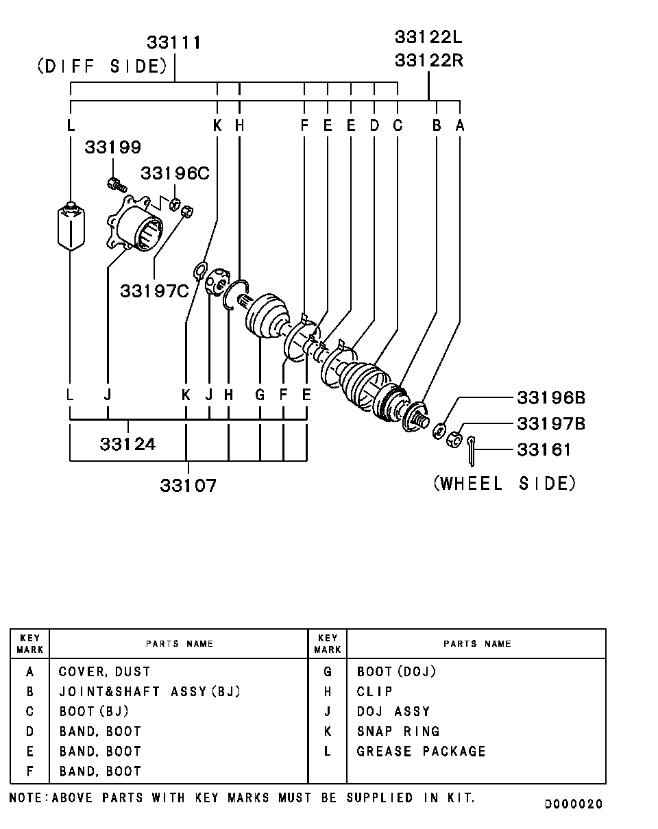 Rear Axle Drive Shaft