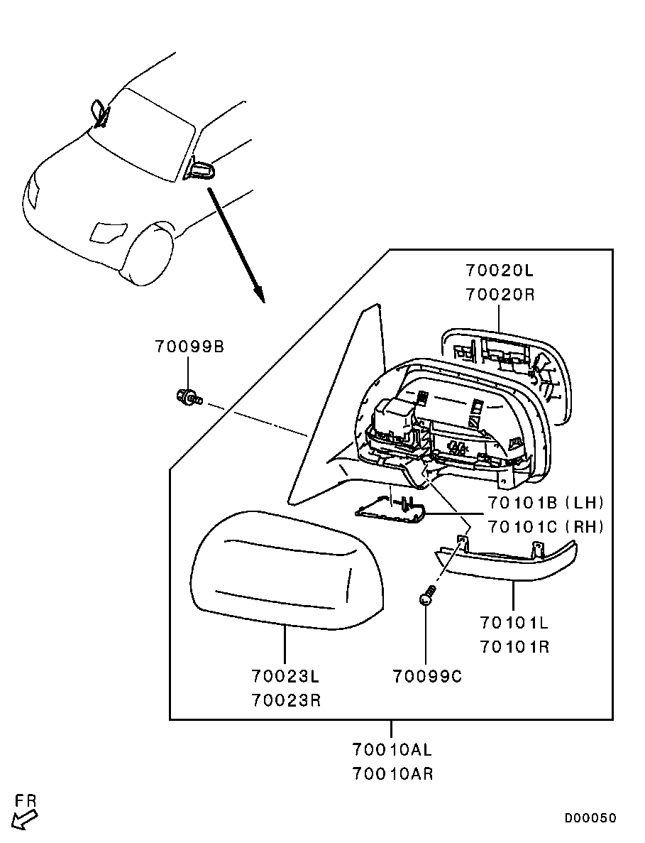 Espejo retrovisor exterior