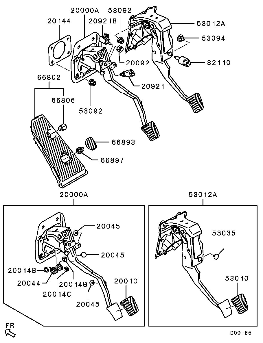 Brake & Clutch Pedal