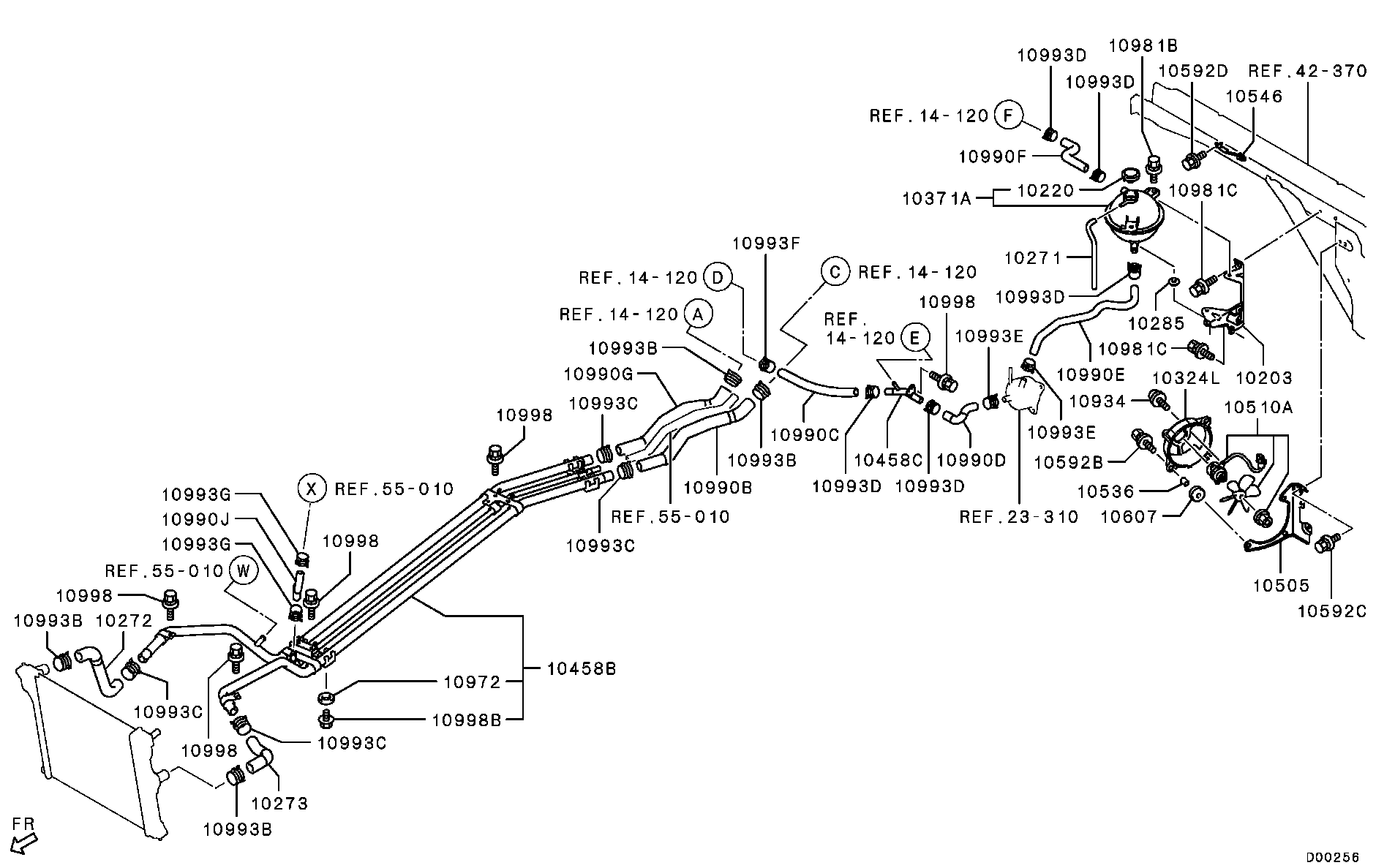 Radiator Hose Condenser Tank