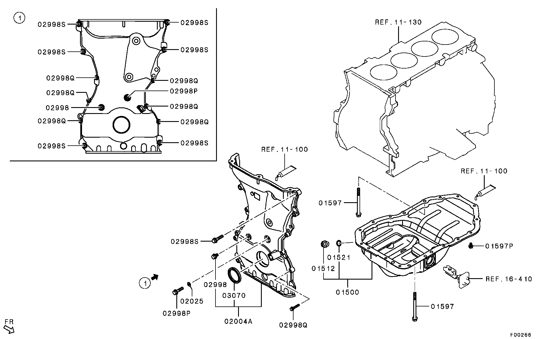 Cover, Rear Plate & Oil Pan