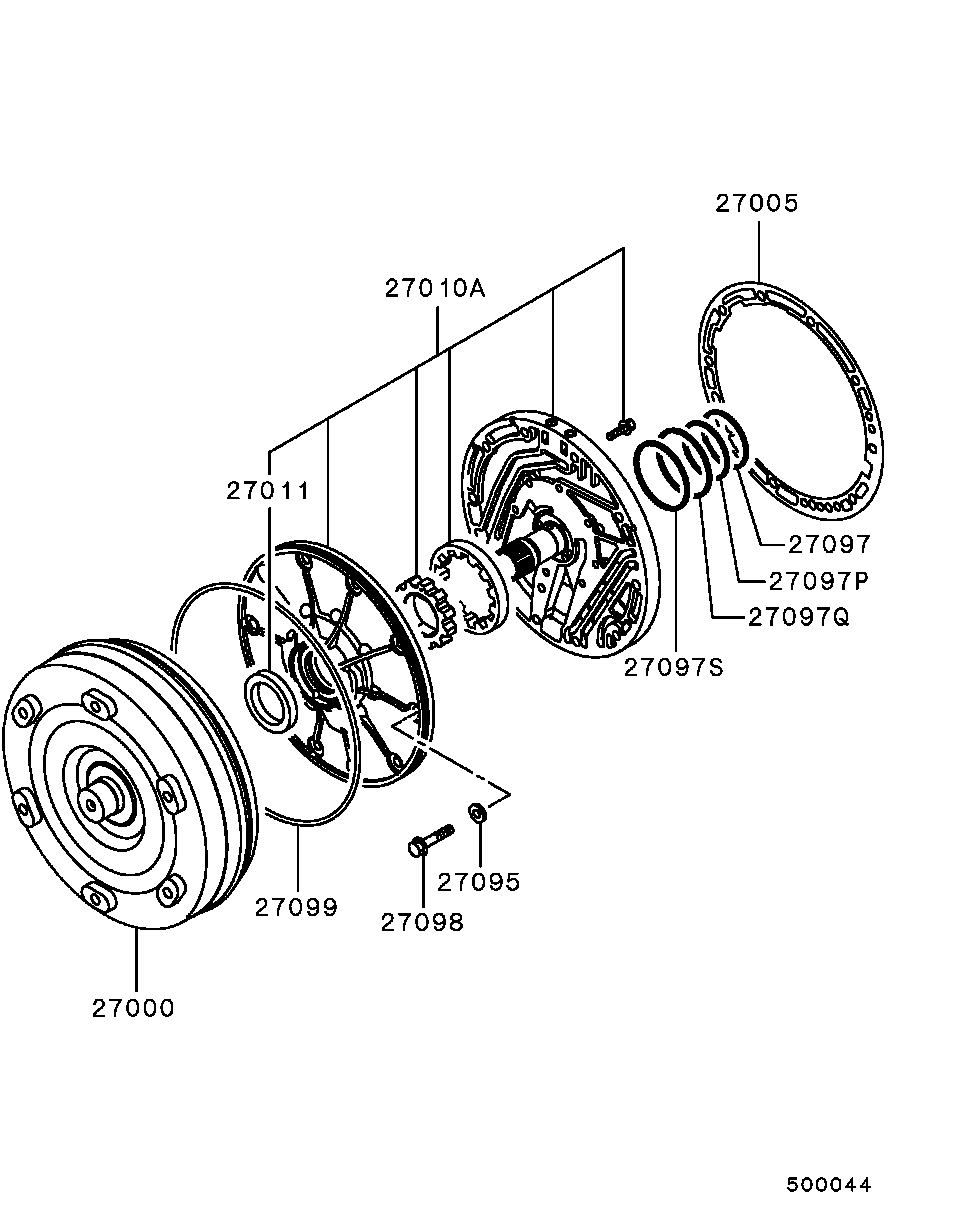 Transmission Torque Converter & Oil Pump