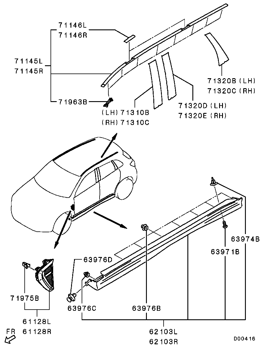 Side Garnish Moulding
