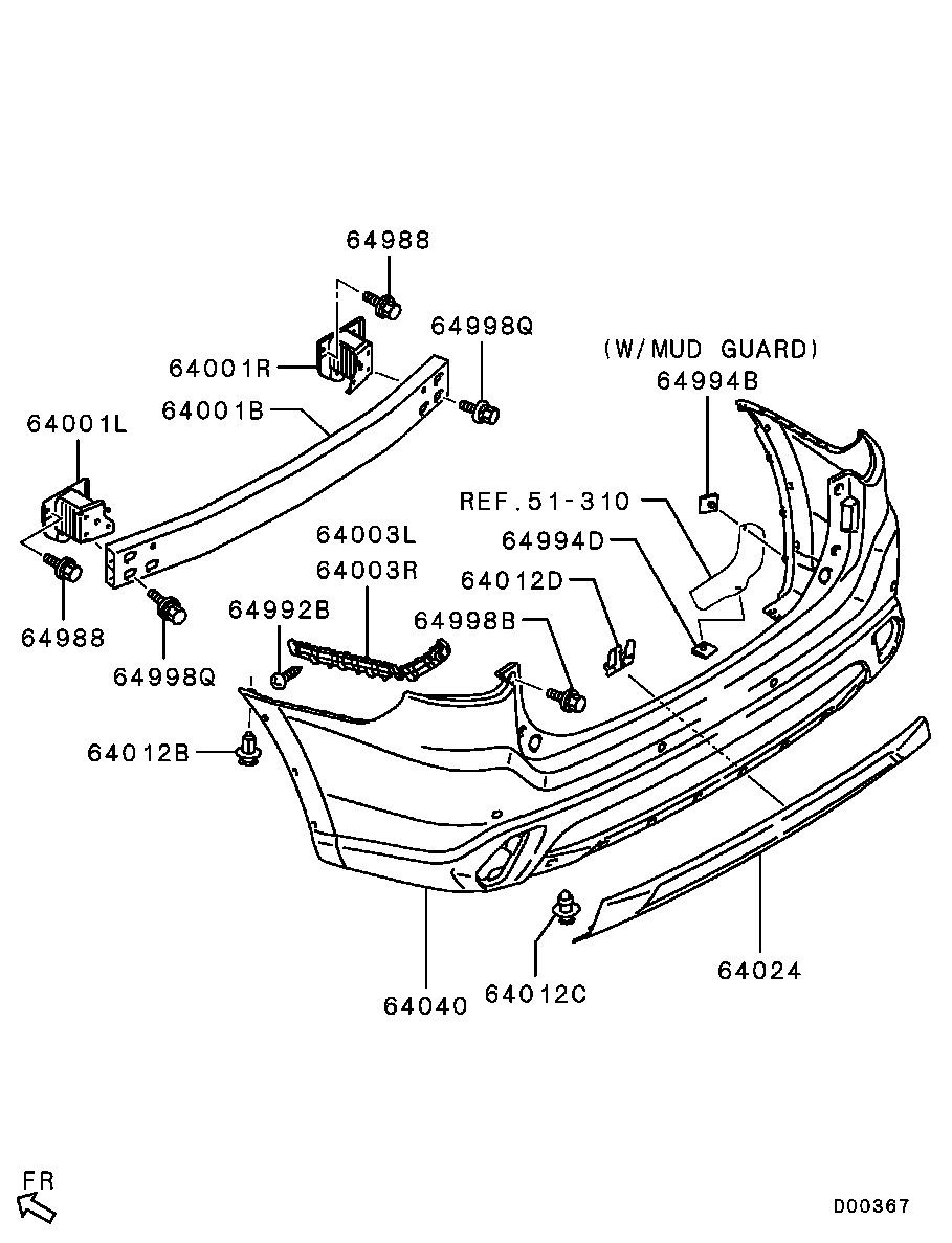 Rear Bumper Support