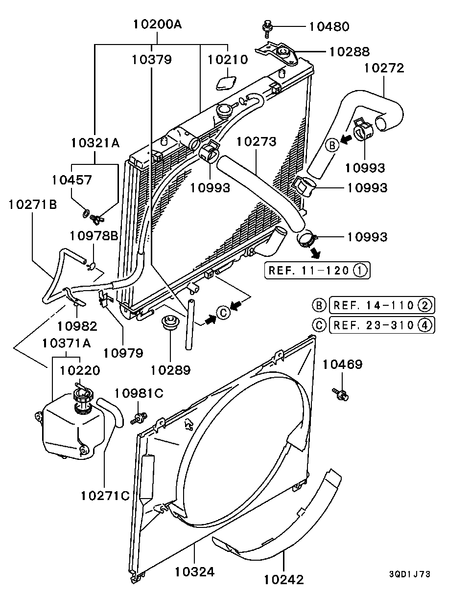 Radiator Hose Condenser Tank