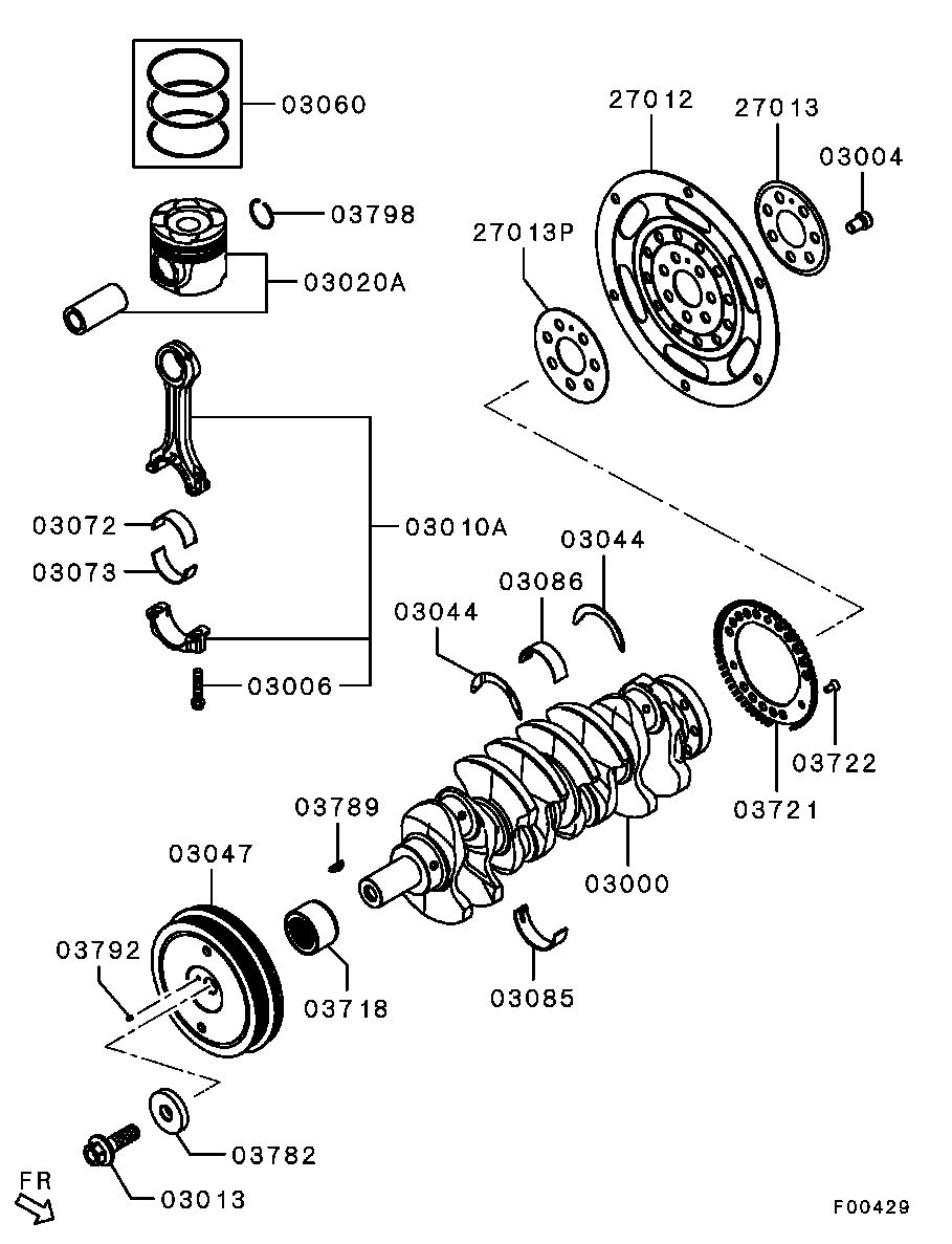 Piston Crankshaft