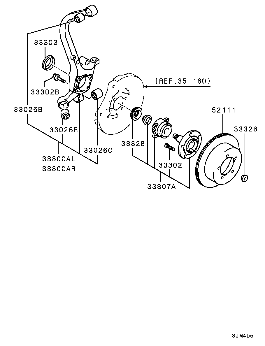 Rear Axle Hub Drum