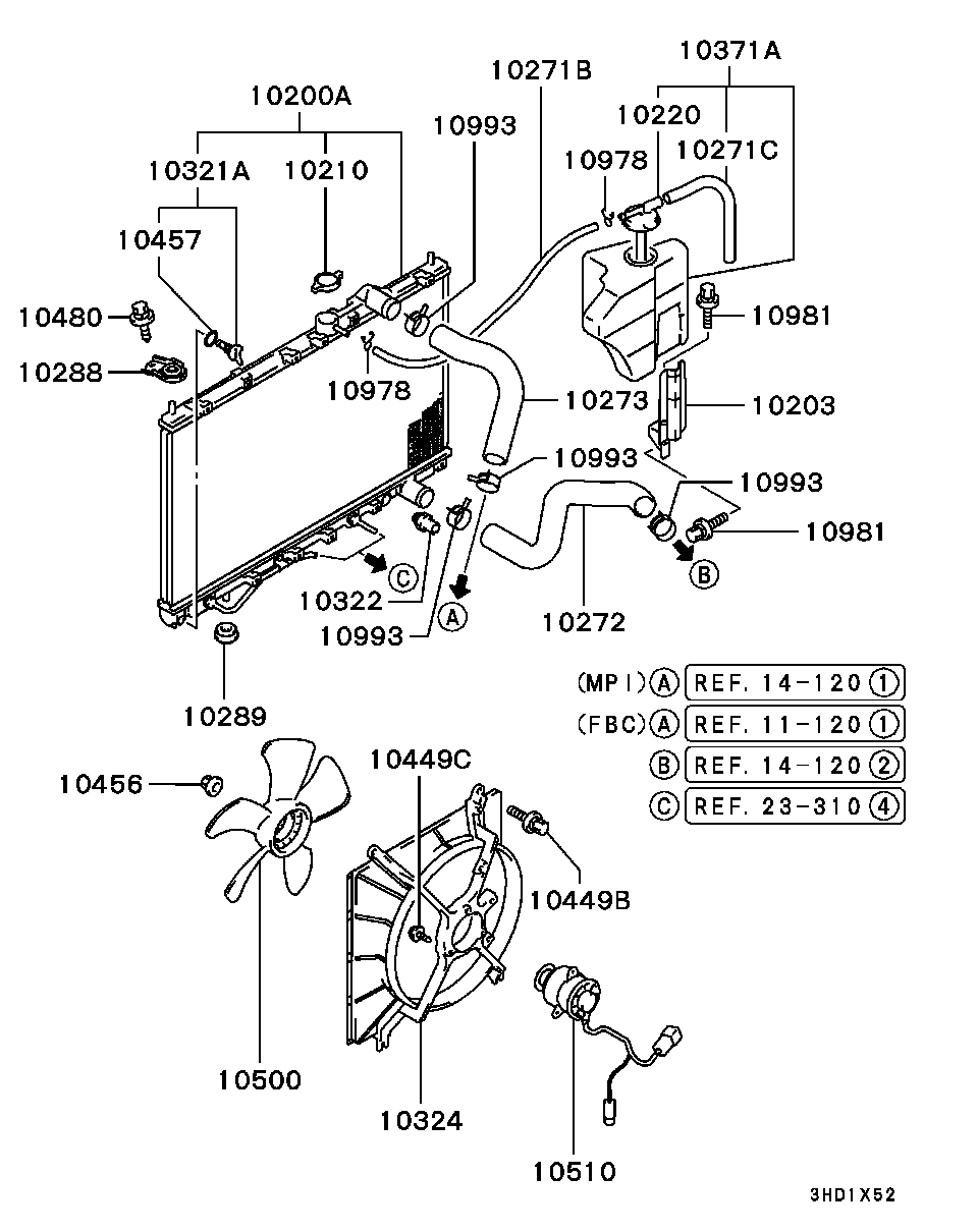 Radiator Hose Condenser Tank