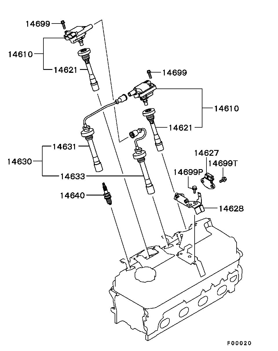 Spark Plug, Cable & Coil
