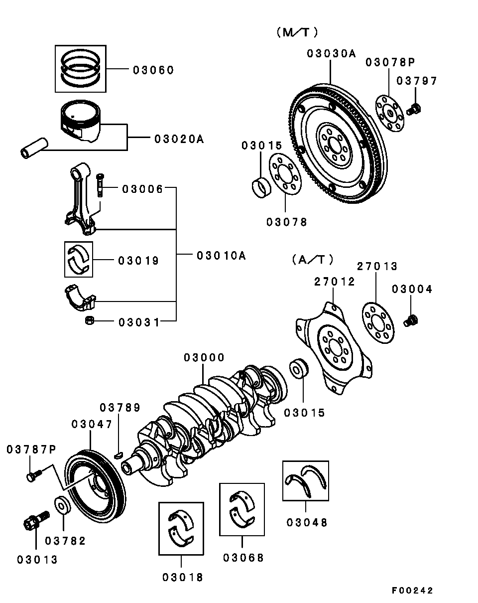 Piston Crankshaft