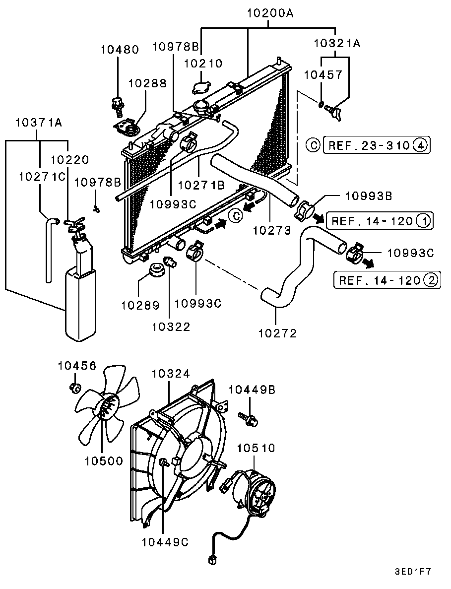 Radiator Hose Condenser Tank