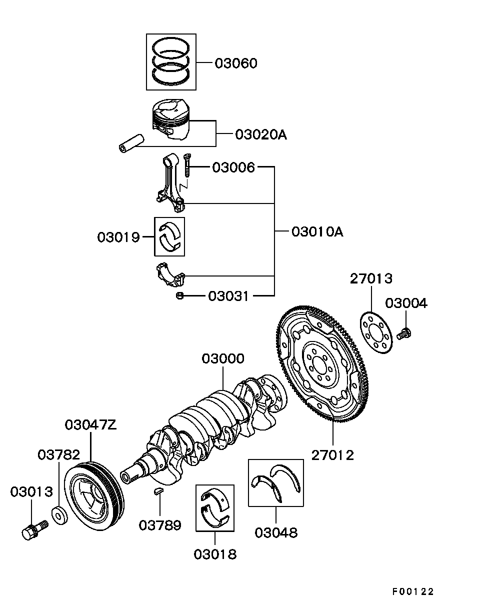 Piston Crankshaft