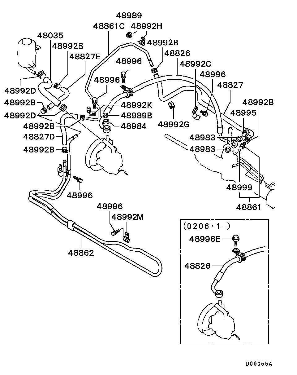 Power Steering Oil Line