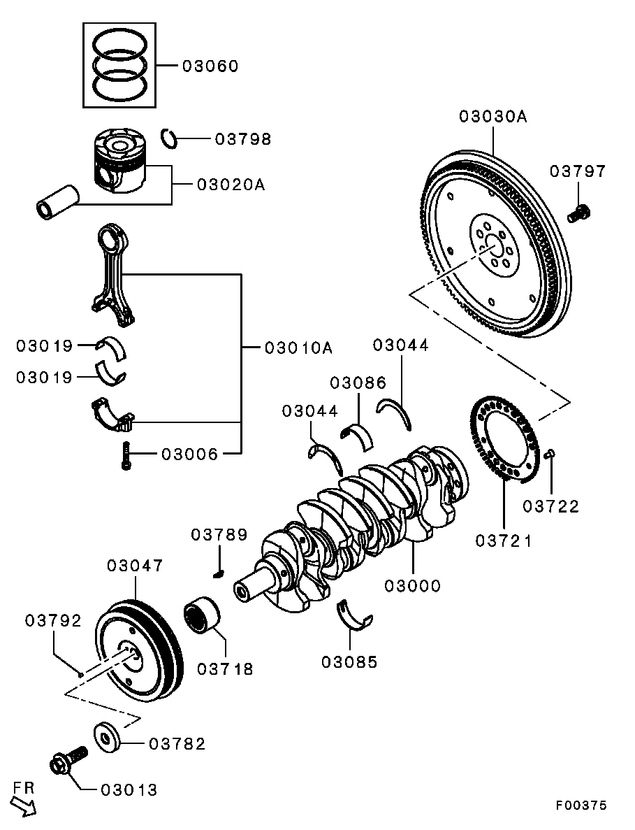 Piston Crankshaft